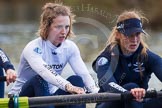 The Boat Race season 2013 - OUWBC training: In the OUWBC Blue Boat 2 seat Alice Carrington-Windo and 3 seat Mary Foord-Weston..
River Thames,
Wallingford,
Oxfordshire,
United Kingdom,
on 13 March 2013 at 17:02, image #43