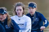 The Boat Race season 2013 - OUWBC training: OUWBC Blue Boat bow Mariann Novak, 2 seat Alice Carrington-Windo, and 3 seat Mary Foord-Weston..
River Thames,
Wallingford,
Oxfordshire,
United Kingdom,
on 13 March 2013 at 17:31, image #158
