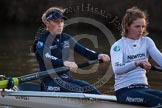 The Boat Race season 2013 - OUWBC training: OUWBC Blue Boat bow Mariann Novak and 2 seat Alice Carrington-Windo..
River Thames,
Wallingford,
Oxfordshire,
United Kingdom,
on 13 March 2013 at 17:34, image #167