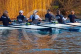 The Boat Race season 2013 - OUWBC training: In the OUWBC Blue Boat 3 seat Mary Foord-Weston, Jo Lee, Amy Varney, Harriet Keane, Anastasia Chitty, and stroke Maxie Scheske..
River Thames,
Wallingford,
Oxfordshire,
United Kingdom,
on 13 March 2013 at 17:37, image #176