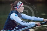 The Boat Race season 2013 - OUWBC training: In the bow seat of Osiris, the OUWBC reserve boat, Coralie Viollet-Djelassi..
River Thames,
Wallingford,
Oxfordshire,
United Kingdom,
on 13 March 2013 at 18:00, image #201