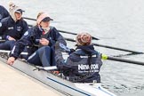 The Boat Race season 2013 - fixture OUWBC vs Olympians: In the Oxford (OUWBC) reserve boat Osiris 7 seat Annika Bruger, stroke Emily Chittock and cox Sophie Shawdon..
Dorney Lake,
Dorney, Windsor,
Buckinghamshire,
United Kingdom,
on 16 March 2013 at 11:02, image #13