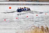 The Boat Race season 2013 - fixture OUWBC vs Olympians: In the Oxford (OUWBC) Blue Boat at bow Mariann Novak, 2 Alice Carrington-Windo, 3 Mary Foord-Weston, 4 Jo Lee, 5 Amy Varney, 6 Harriet Keane, 7 Anastasia Chitty, stroke Maxie Scheske, and cox Katie Apfelbaum..
Dorney Lake,
Dorney, Windsor,
Buckinghamshire,
United Kingdom,
on 16 March 2013 at 11:35, image #67