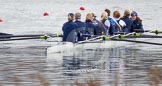 The Boat Race season 2013 - fixture OUWBC vs Olympians: In the Oxford (OUWBC) Blue Boat at bow Mariann Novak, 2 Alice Carrington-Windo, 3 Mary Foord-Weston, 4 Jo Lee, 5 Amy Varney, 6 Harriet Keane, 7 Anastasia Chitty, stroke Maxie Scheske, and cox Katie Apfelbaum..
Dorney Lake,
Dorney, Windsor,
Buckinghamshire,
United Kingdom,
on 16 March 2013 at 11:55, image #124