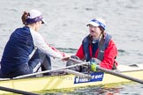 The Boat Race season 2013 - fixture OUWBC vs Olympians: In the Olympians boat stroke Caryn Davies and cox Victoria Stulgis..
Dorney Lake,
Dorney, Windsor,
Buckinghamshire,
United Kingdom,
on 16 March 2013 at 12:22, image #269