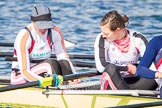 The Boat Race season 2013 - fixture OUWBC vs Olympians: In the Olympians boat 5 seat Anna Watkins and 6 Katherine Douglas.
Dorney Lake,
Dorney, Windsor,
Buckinghamshire,
United Kingdom,
on 16 March 2013 at 12:23, image #278