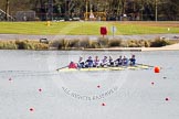 The Boat Race season 2013 - fixture OUWBC vs Olympians: In the Olympians boat cox Victoria Stulgis, stroke Caryn Davies, 7 Katherine Grainger, 6 Katherine Douglas, 5 Anna Watkins, 4 Bethan Walters, 3 Christiana Amacker, 2 Kate Johnson and at bow Natasha Townsend..
Dorney Lake,
Dorney, Windsor,
Buckinghamshire,
United Kingdom,
on 16 March 2013 at 12:26, image #308