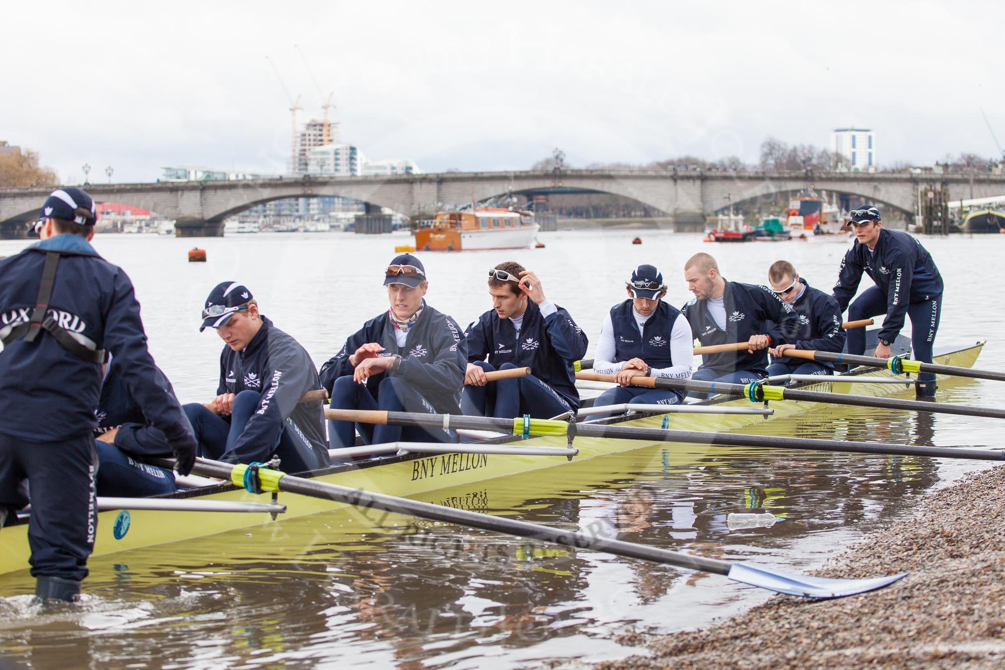 The Boat Race season 2013 - fixture OUBC vs German Eight.
River Thames,
London SW15,

United Kingdom,
on 17 March 2013 at 14:21, image #9