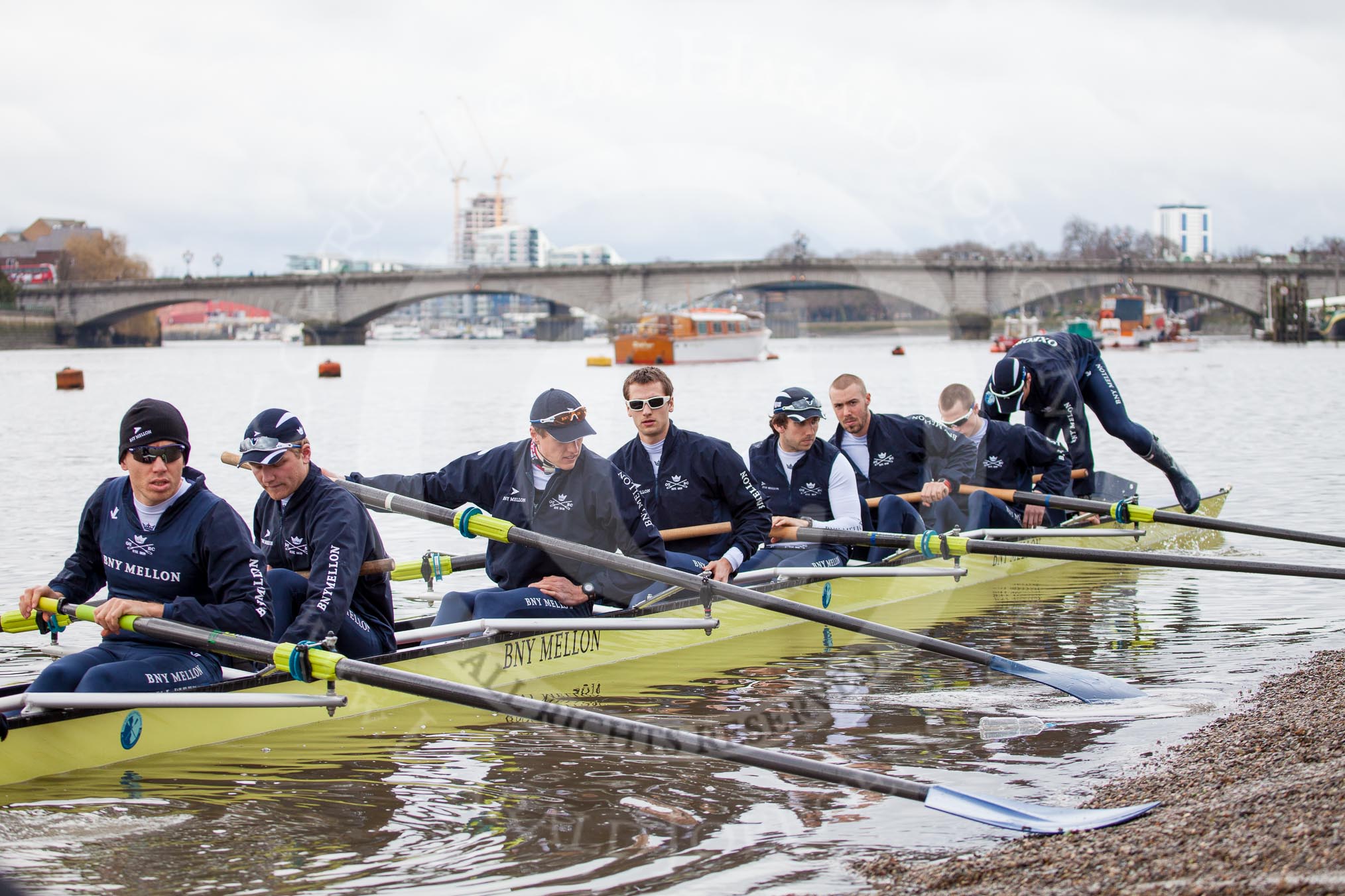 The Boat Race season 2013 - fixture OUBC vs German Eight.
River Thames,
London SW15,

United Kingdom,
on 17 March 2013 at 14:21, image #10
