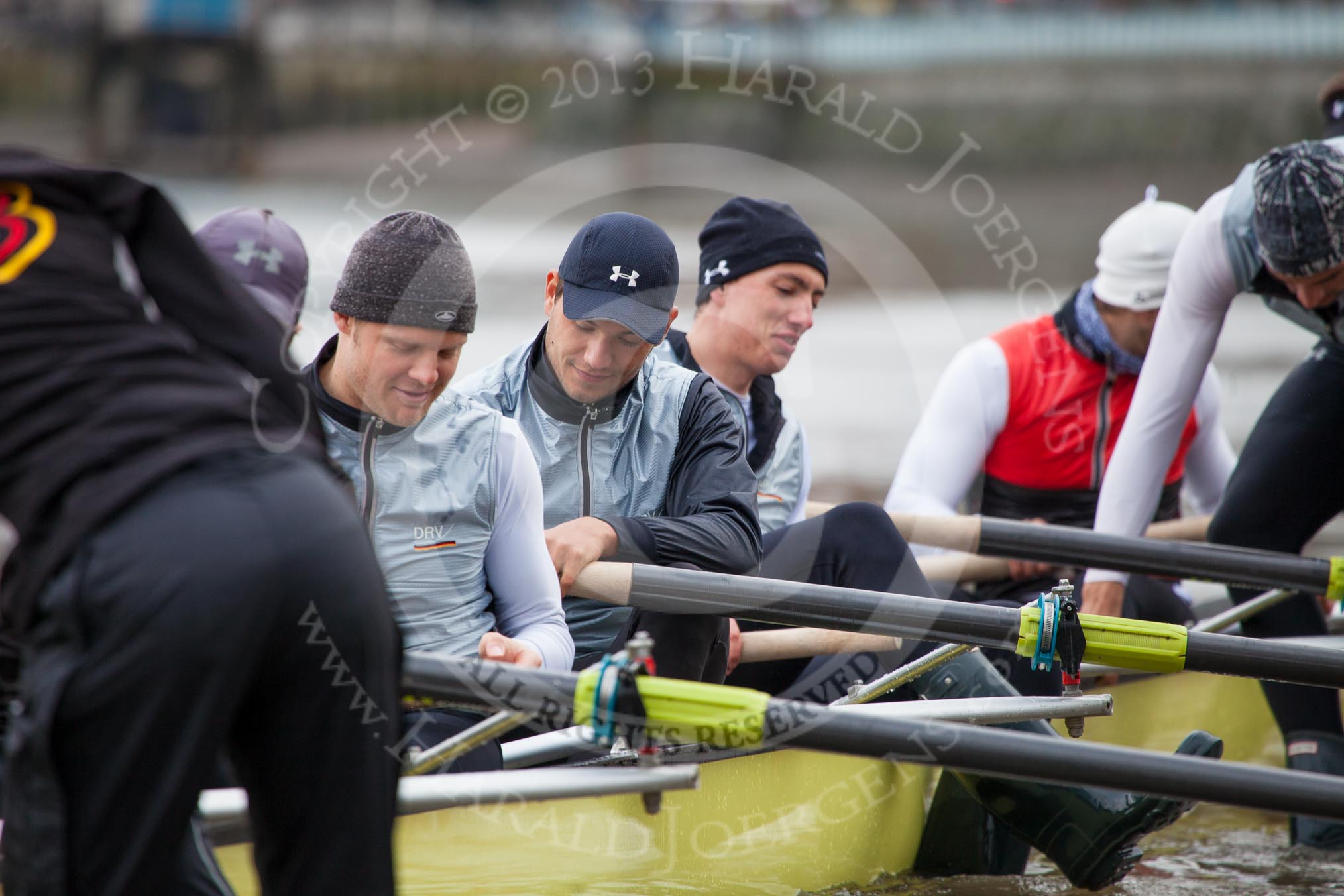 The Boat Race season 2013 - fixture OUBC vs German Eight.
River Thames,
London SW15,

United Kingdom,
on 17 March 2013 at 14:25, image #24
