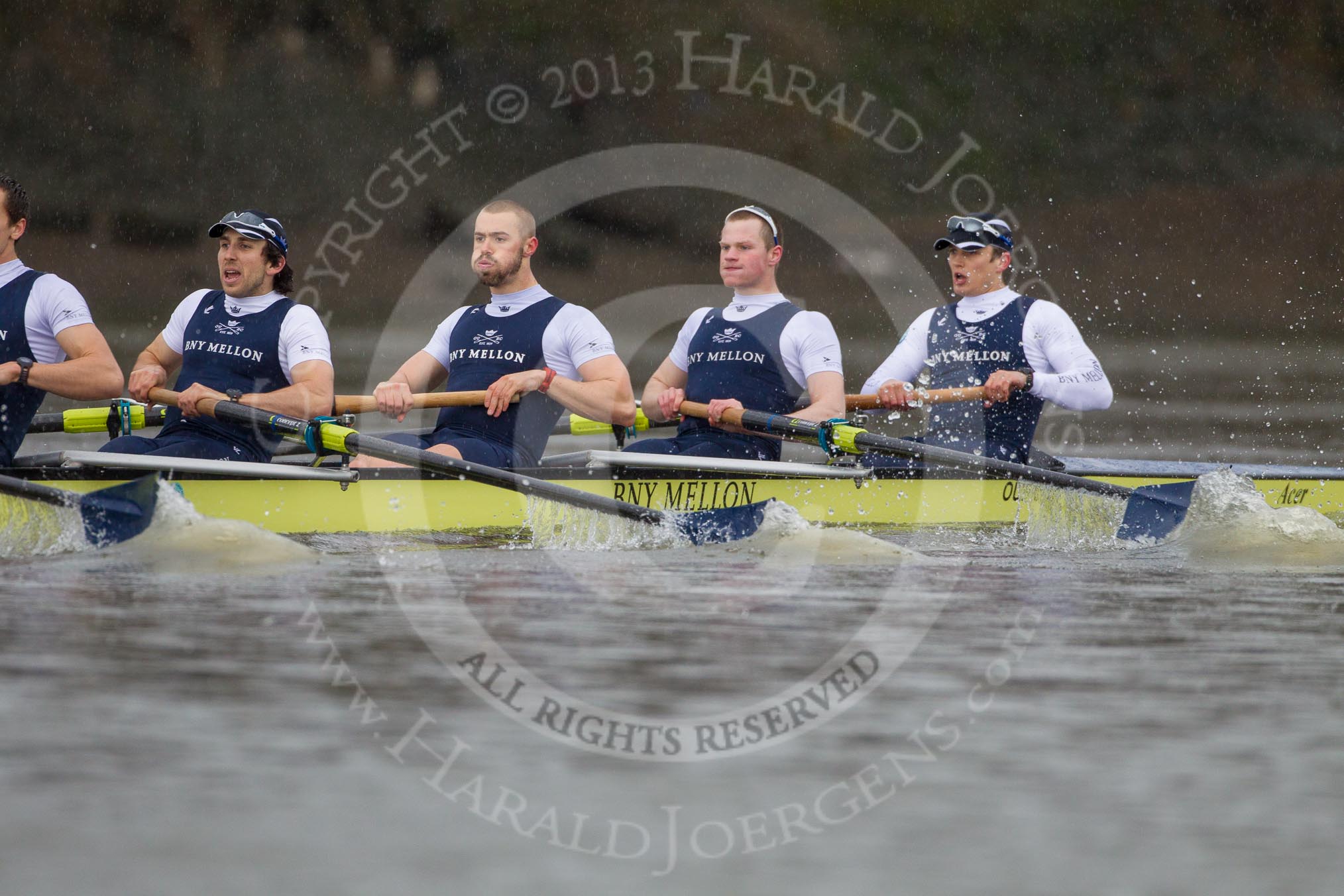 The Boat Race season 2013 - fixture OUBC vs German Eight.
River Thames,
London SW15,

United Kingdom,
on 17 March 2013 at 15:03, image #71