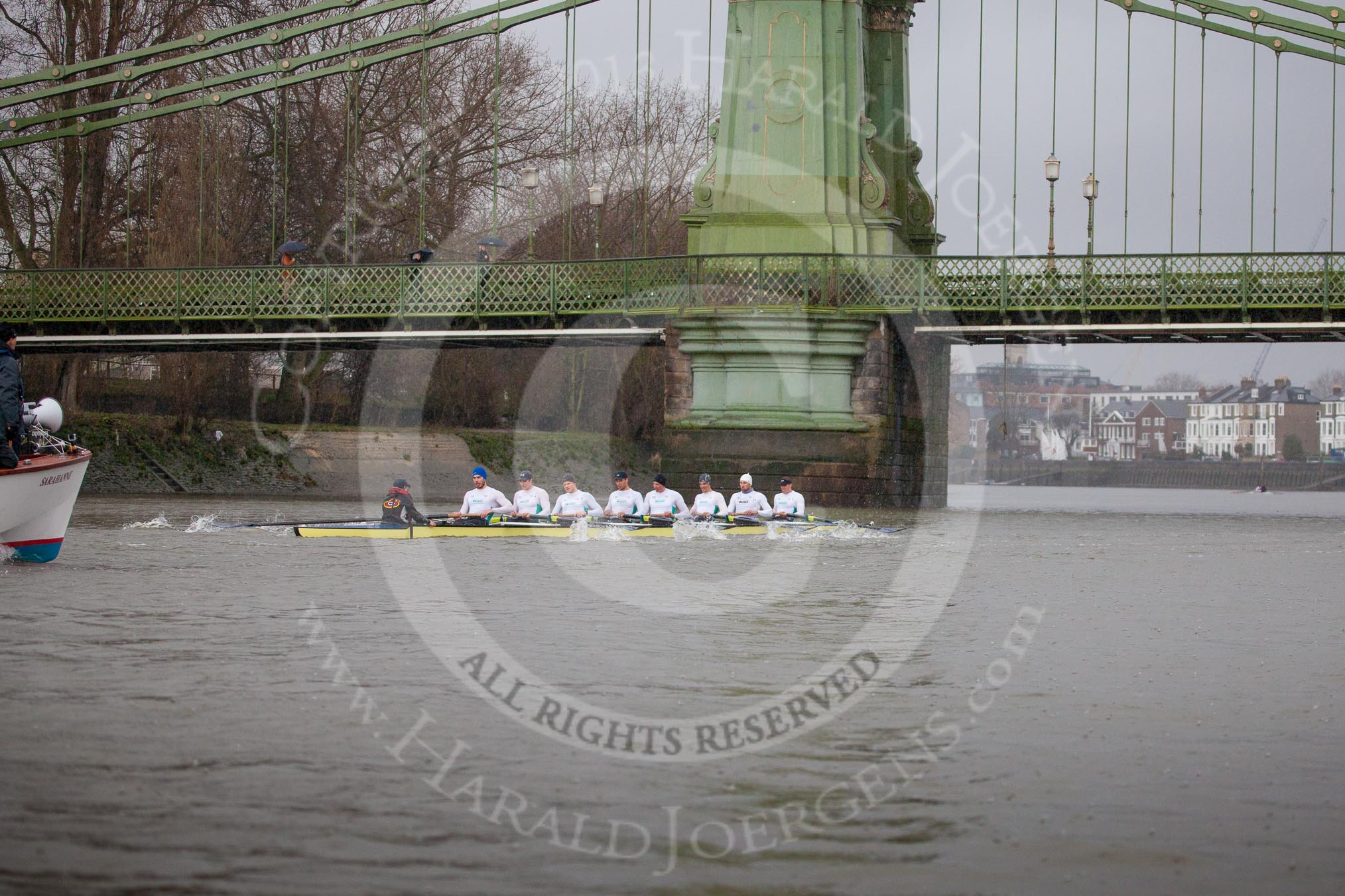 The Boat Race season 2013 - fixture OUBC vs German Eight.
River Thames,
London SW15,

United Kingdom,
on 17 March 2013 at 15:07, image #89