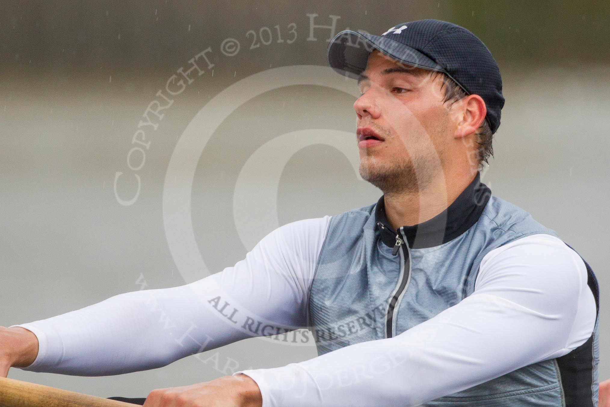 The Boat Race season 2013 - fixture OUBC vs German Eight.
River Thames,
London SW15,

United Kingdom,
on 17 March 2013 at 15:15, image #110
