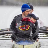 The Boat Race season 2013 - fixture OUBC vs German Eight.
River Thames,
London SW15,

United Kingdom,
on 17 March 2013 at 15:17, image #116