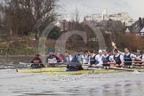 The Boat Race season 2013 - fixture OUBC vs German Eight.
River Thames,
London SW15,

United Kingdom,
on 17 March 2013 at 15:27, image #145
