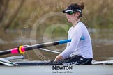 The Boat Race season 2013 - CUWBC training: The CUWBC Blue Boat, in the 3 seat Melissa Wilson..
River Thames near Remenham,
Henley-on-Thames,
Oxfordshire,
United Kingdom,
on 19 March 2013 at 15:31, image #25