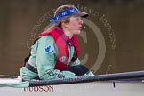 The Boat Race season 2013 - CUWBC training: In the CUWBC Blue Boat cox Esther Momcilovic..
River Thames near Remenham,
Henley-on-Thames,
Oxfordshire,
United Kingdom,
on 19 March 2013 at 16:00, image #80