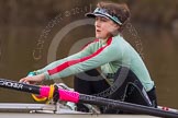 The Boat Race season 2013 - CUWBC training: In the CUWBC Blue Boat at bow bow Caroline Reid..
River Thames near Remenham,
Henley-on-Thames,
Oxfordshire,
United Kingdom,
on 19 March 2013 at 16:00, image #82