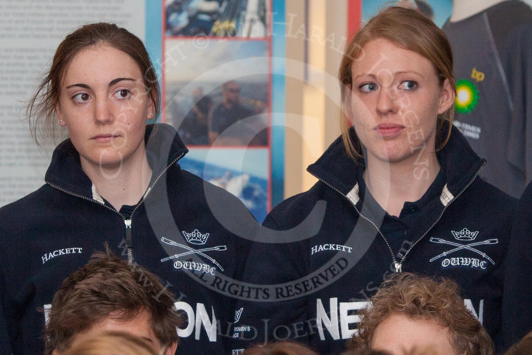The Boat Race Season 2013 - Henley Boat Races Challenge: The crew of the OUWBC reserve boat Osiris - 3 seat Hannah Ledbury and 4 seat Ellie Darlington..
River and Rowing Museum,
H,


on 19 March 2013 at 11:05, image #20
