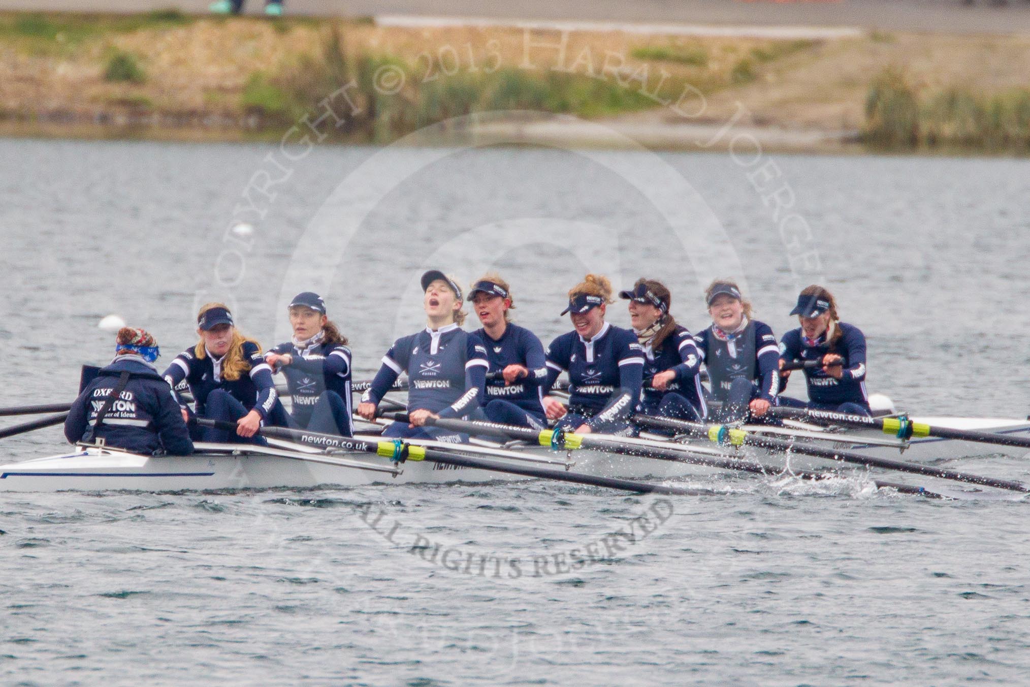 The Women's Boat Race and Henley Boat Races 2013.
Dorney Lake,
Dorney, Windsor,
Buckinghamshire,
United Kingdom,
on 24 March 2013 at 14:15, image #275