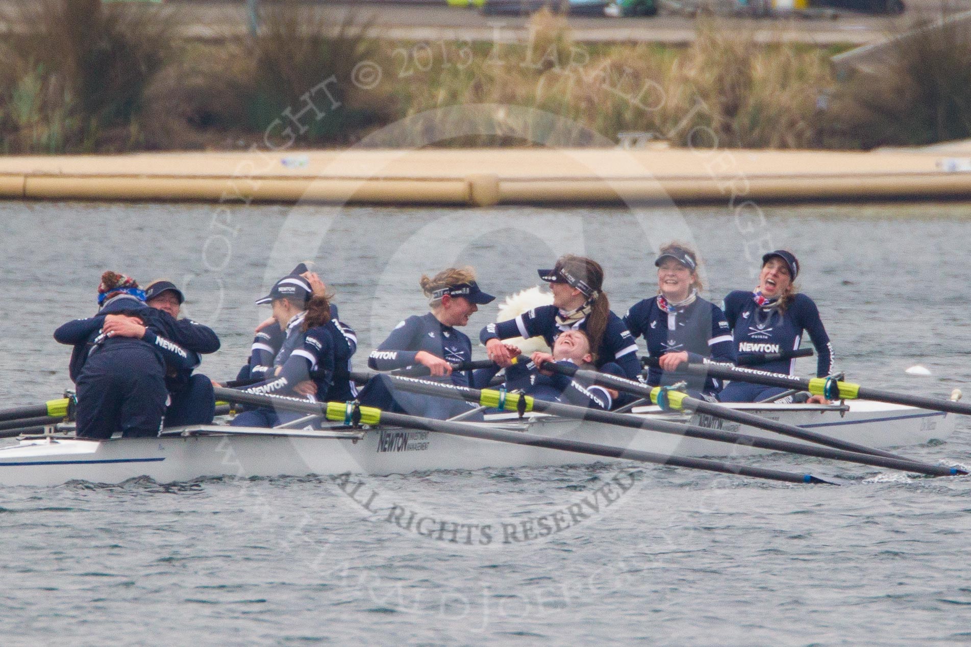 The Women's Boat Race and Henley Boat Races 2013.
Dorney Lake,
Dorney, Windsor,
Buckinghamshire,
United Kingdom,
on 24 March 2013 at 14:15, image #281