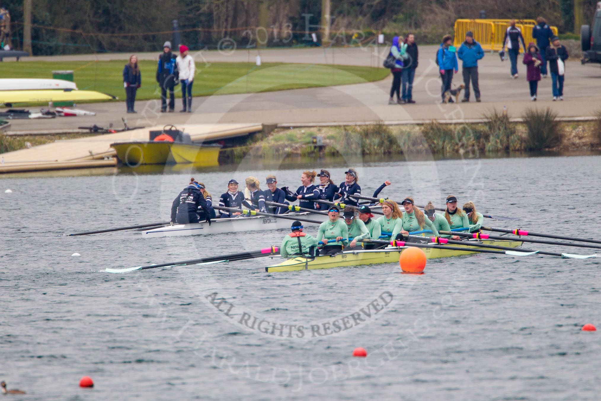 The Women's Boat Race and Henley Boat Races 2013.
Dorney Lake,
Dorney, Windsor,
Buckinghamshire,
United Kingdom,
on 24 March 2013 at 14:15, image #285