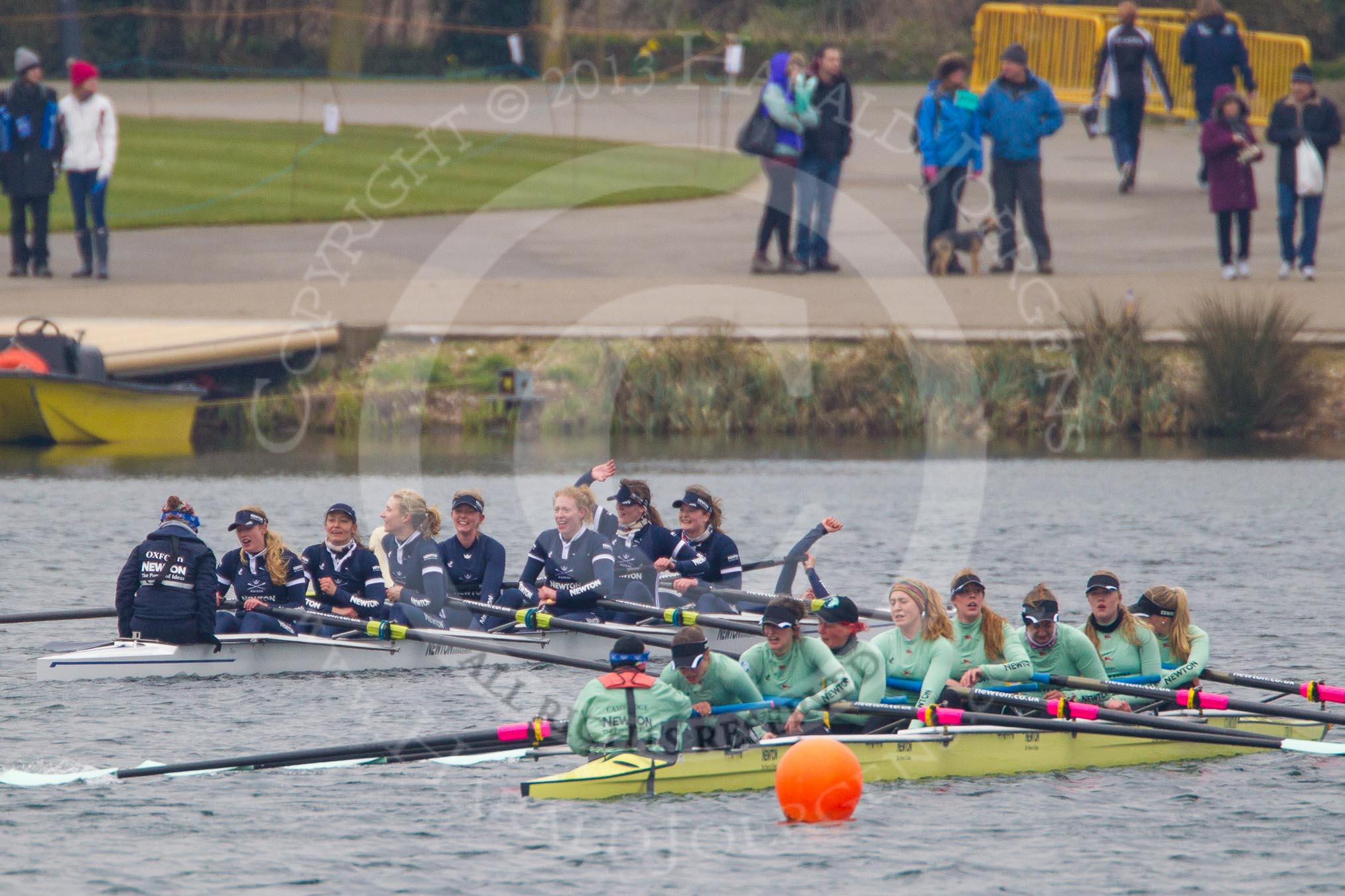 The Women's Boat Race and Henley Boat Races 2013.
Dorney Lake,
Dorney, Windsor,
Buckinghamshire,
United Kingdom,
on 24 March 2013 at 14:15, image #286