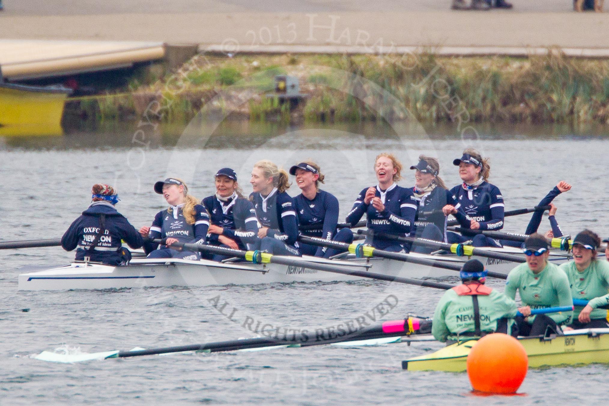 The Women's Boat Race and Henley Boat Races 2013.
Dorney Lake,
Dorney, Windsor,
Buckinghamshire,
United Kingdom,
on 24 March 2013 at 14:15, image #287