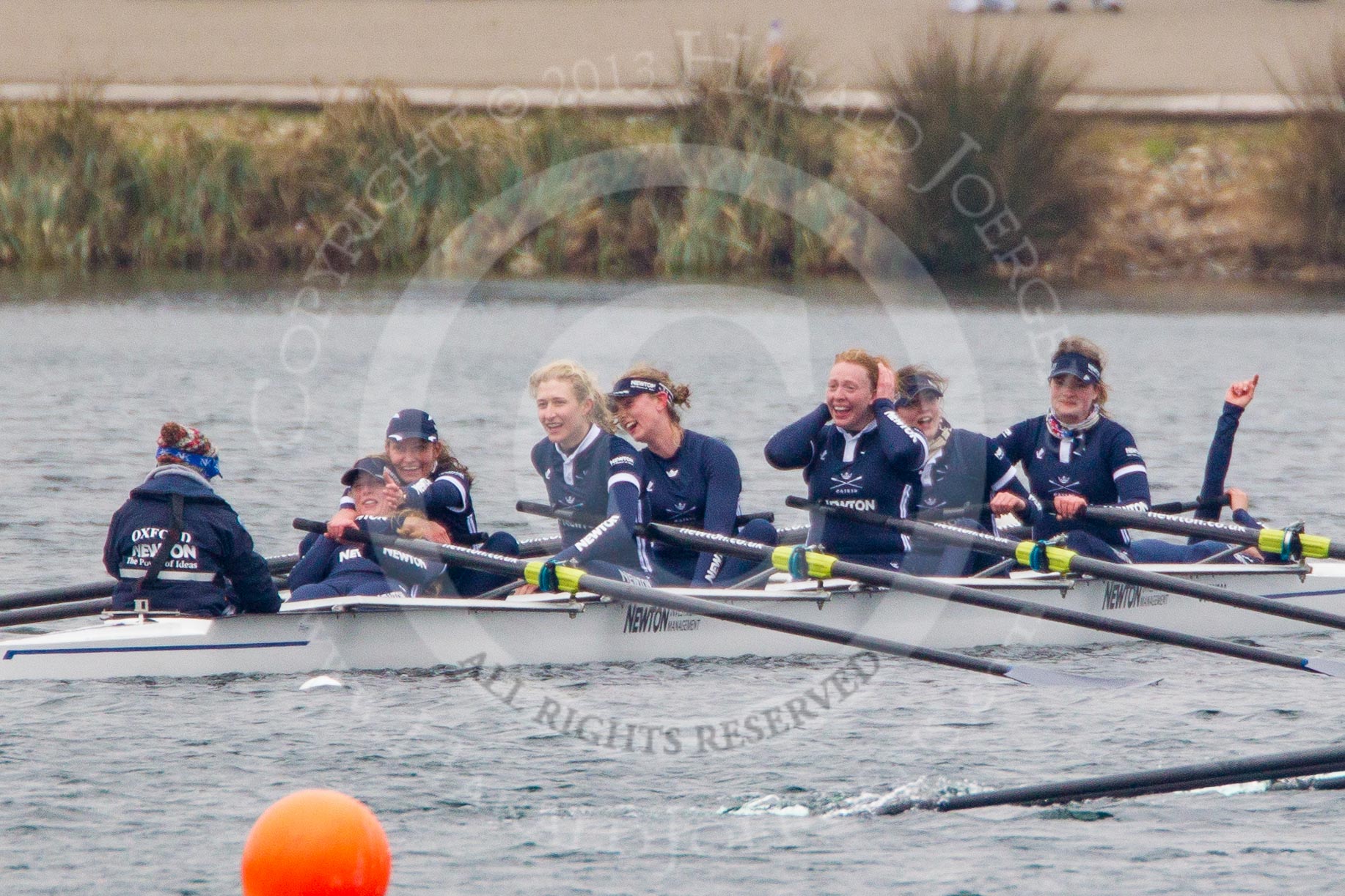 The Women's Boat Race and Henley Boat Races 2013.
Dorney Lake,
Dorney, Windsor,
Buckinghamshire,
United Kingdom,
on 24 March 2013 at 14:15, image #289