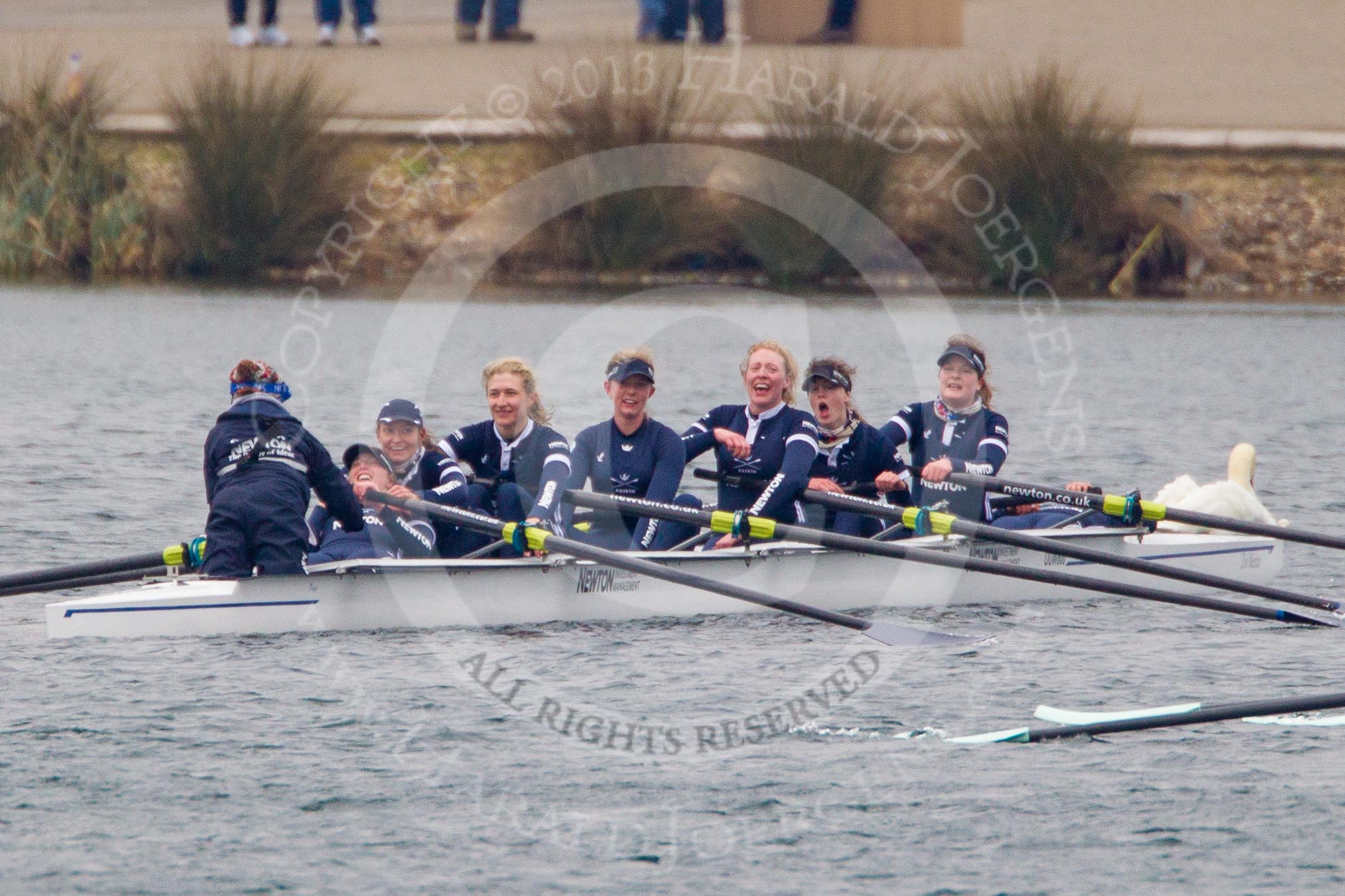 The Women's Boat Race and Henley Boat Races 2013.
Dorney Lake,
Dorney, Windsor,
Buckinghamshire,
United Kingdom,
on 24 March 2013 at 14:15, image #291