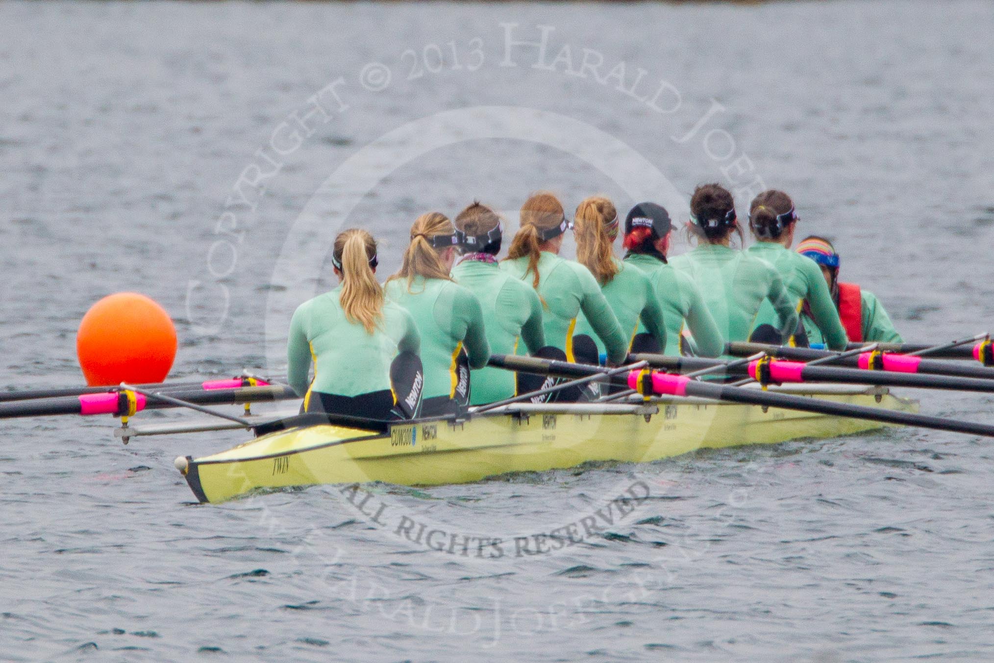 The Women's Boat Race and Henley Boat Races 2013.
Dorney Lake,
Dorney, Windsor,
Buckinghamshire,
United Kingdom,
on 24 March 2013 at 14:19, image #302