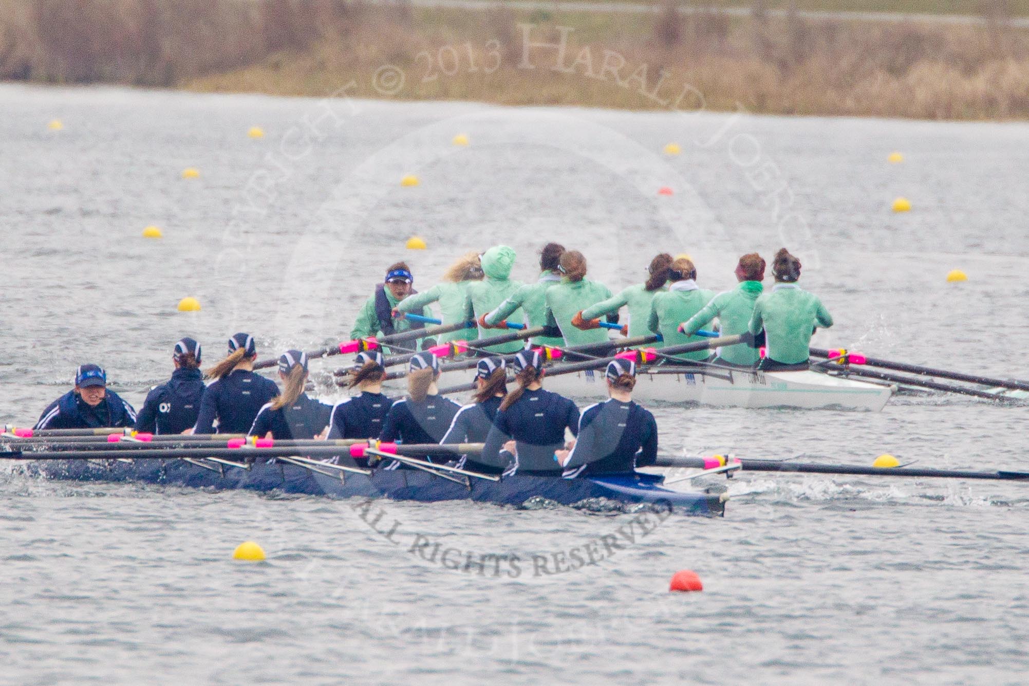 The Women's Boat Race and Henley Boat Races 2013.
Dorney Lake,
Dorney, Windsor,
Buckinghamshire,
United Kingdom,
on 24 March 2013 at 14:39, image #334