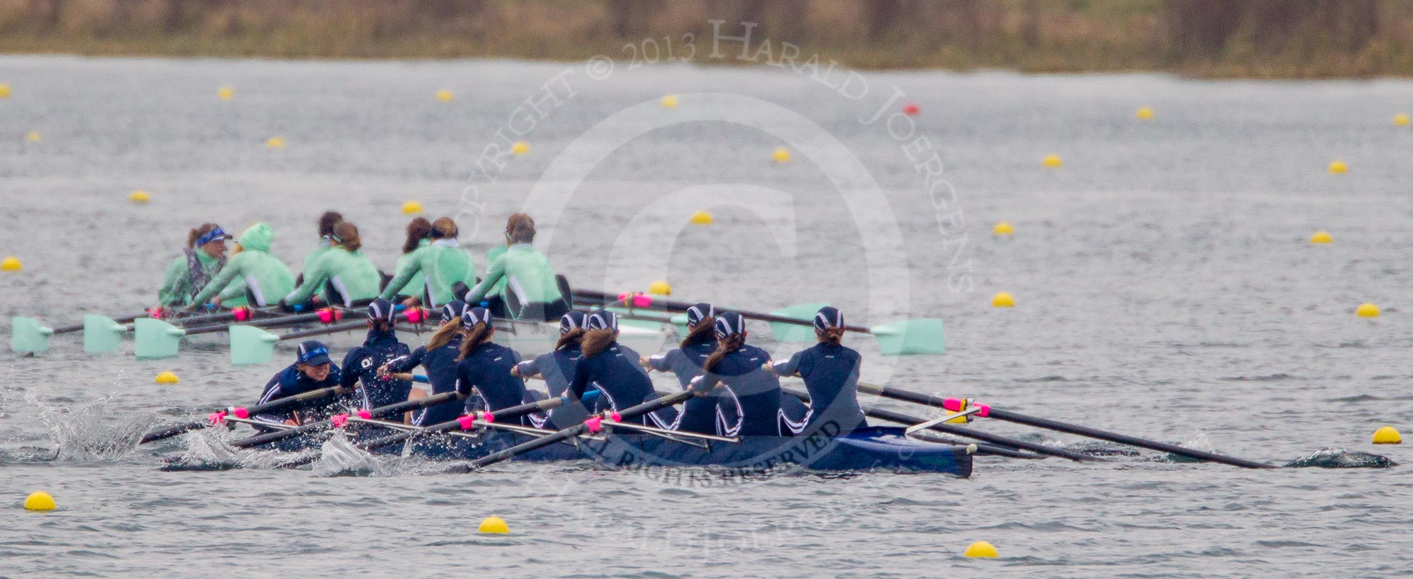 The Women's Boat Race and Henley Boat Races 2013.
Dorney Lake,
Dorney, Windsor,
Buckinghamshire,
United Kingdom,
on 24 March 2013 at 14:40, image #336