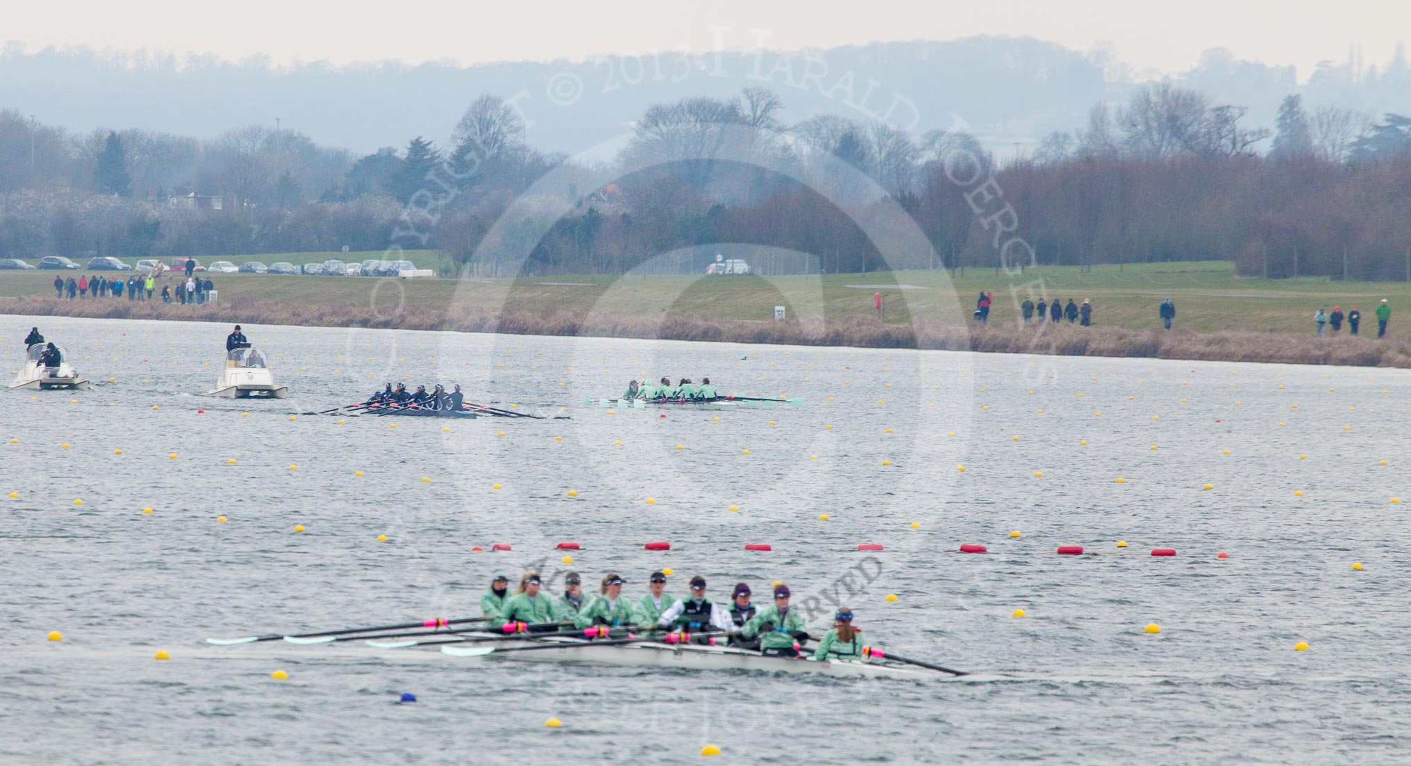 The Women's Boat Race and Henley Boat Races 2013.
Dorney Lake,
Dorney, Windsor,
Buckinghamshire,
United Kingdom,
on 24 March 2013 at 14:39, image #332
