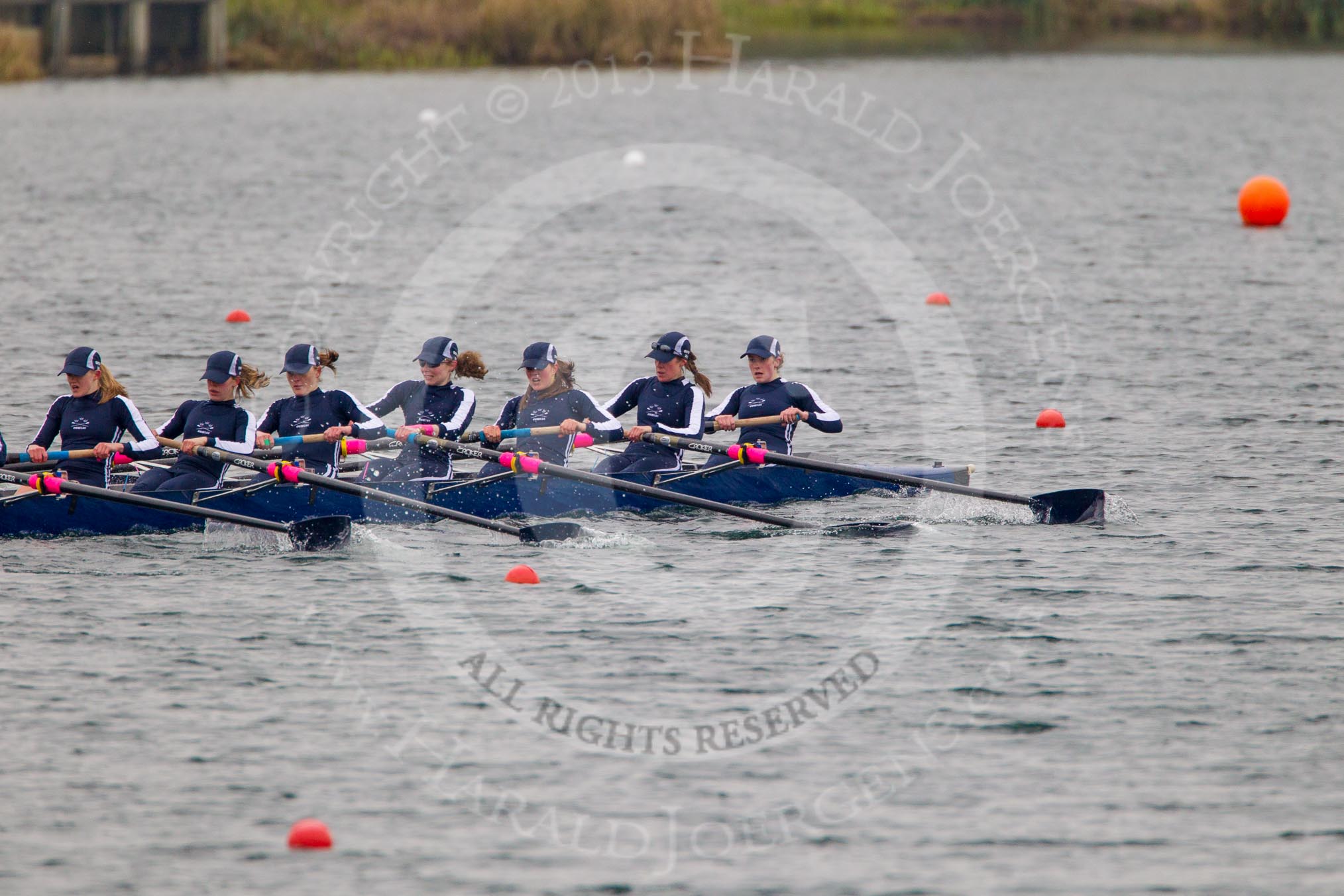 The Women's Boat Race and Henley Boat Races 2013.
Dorney Lake,
Dorney, Windsor,
Buckinghamshire,
United Kingdom,
on 24 March 2013 at 14:41, image #353