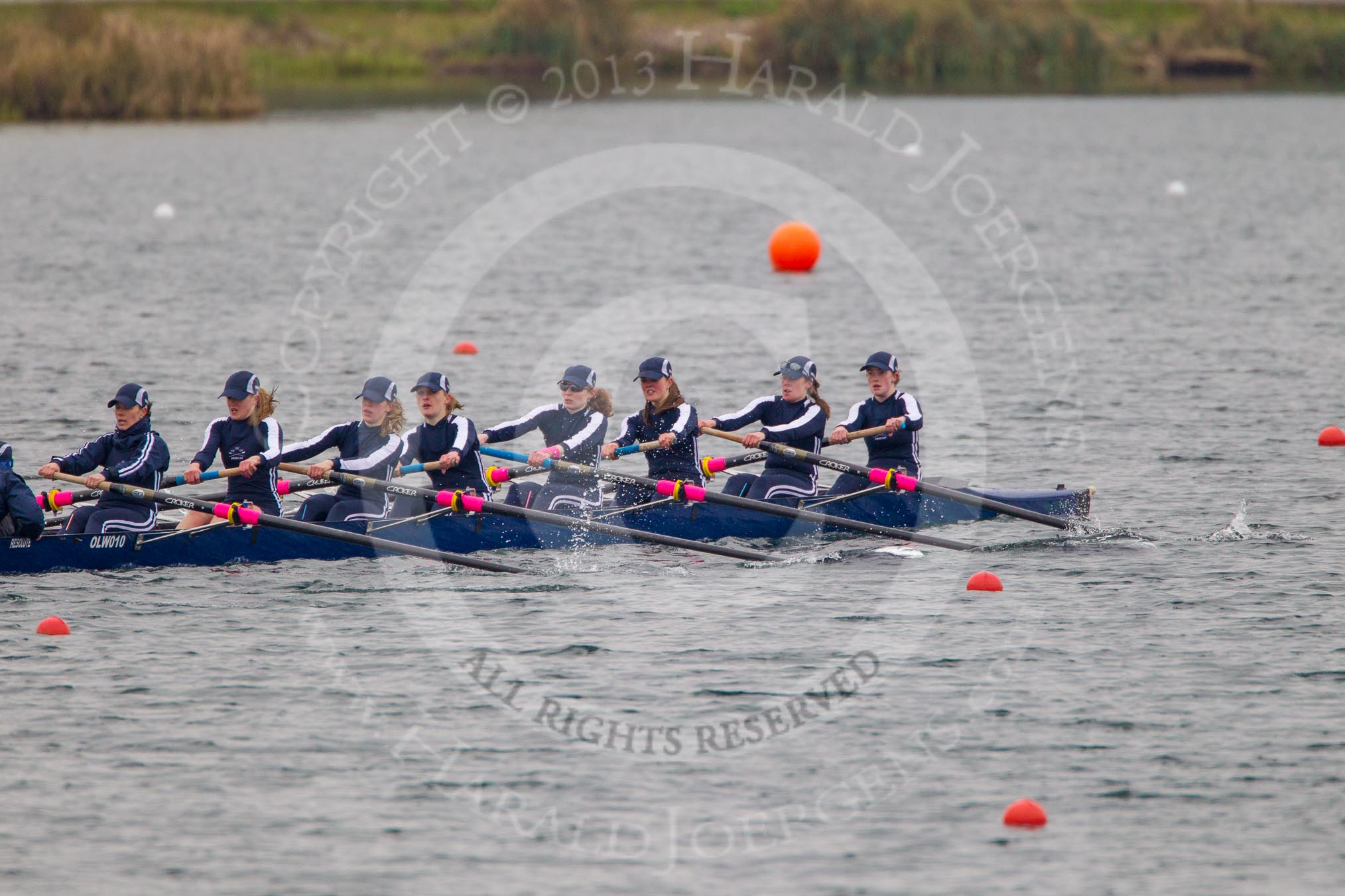 The Women's Boat Race and Henley Boat Races 2013.
Dorney Lake,
Dorney, Windsor,
Buckinghamshire,
United Kingdom,
on 24 March 2013 at 14:41, image #354