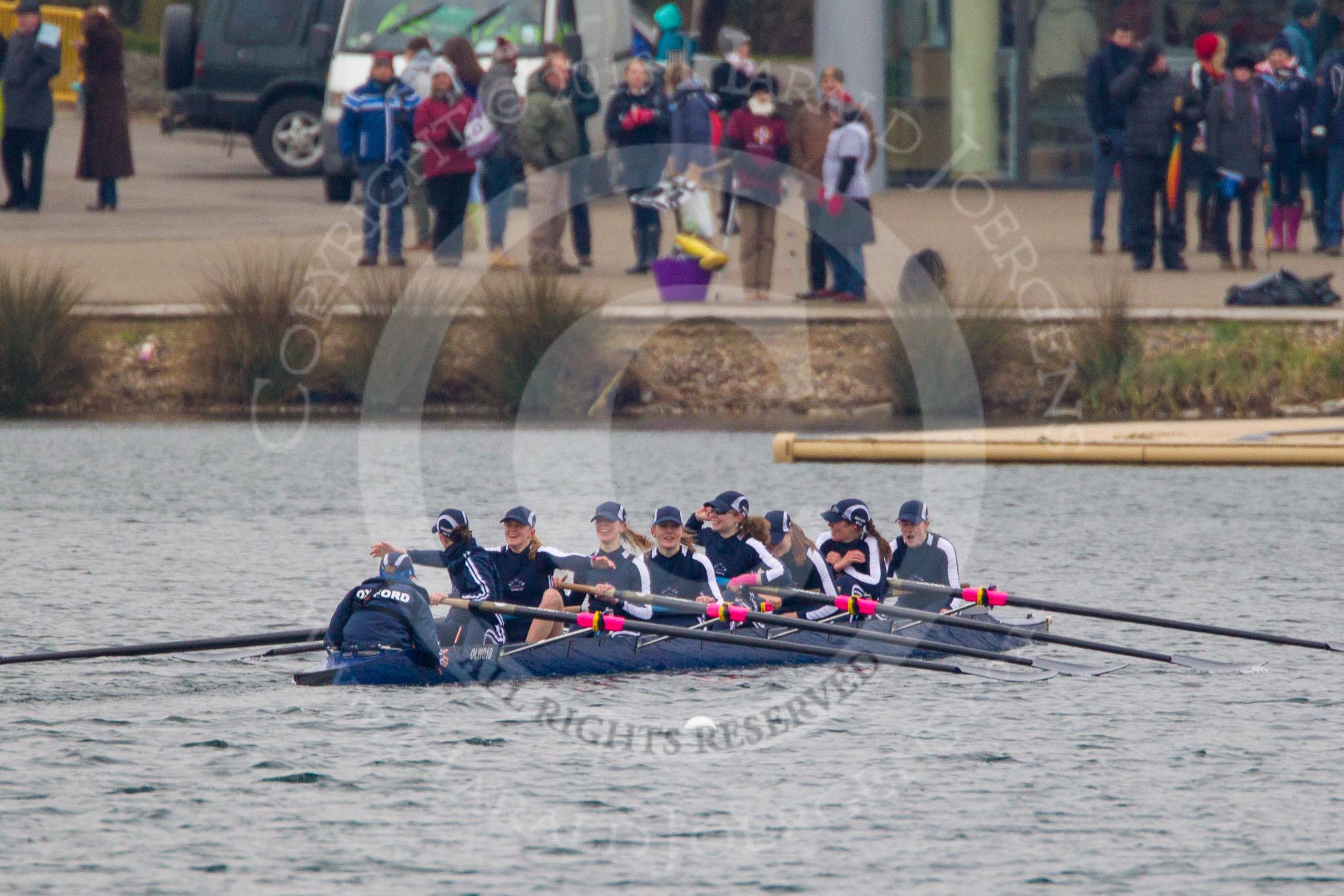 The Women's Boat Race and Henley Boat Races 2013.
Dorney Lake,
Dorney, Windsor,
Buckinghamshire,
United Kingdom,
on 24 March 2013 at 14:42, image #362