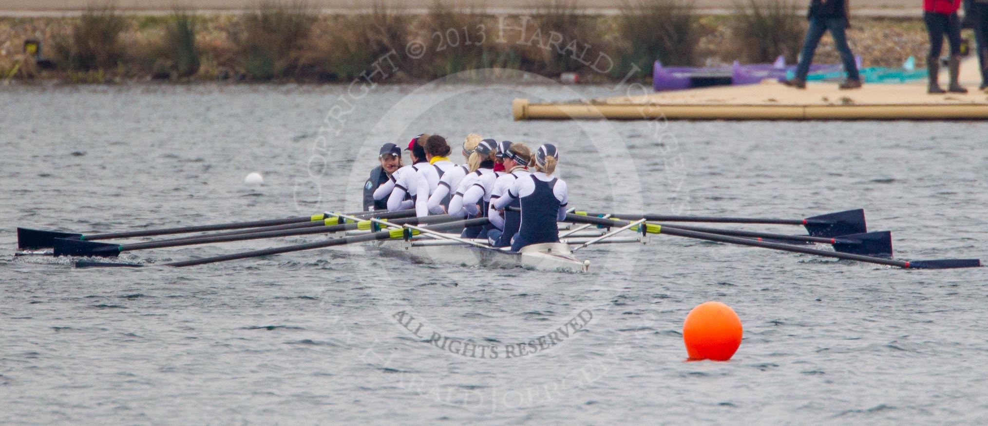 The Women's Boat Race and Henley Boat Races 2013.
Dorney Lake,
Dorney, Windsor,
Buckinghamshire,
United Kingdom,
on 24 March 2013 at 15:09, image #438