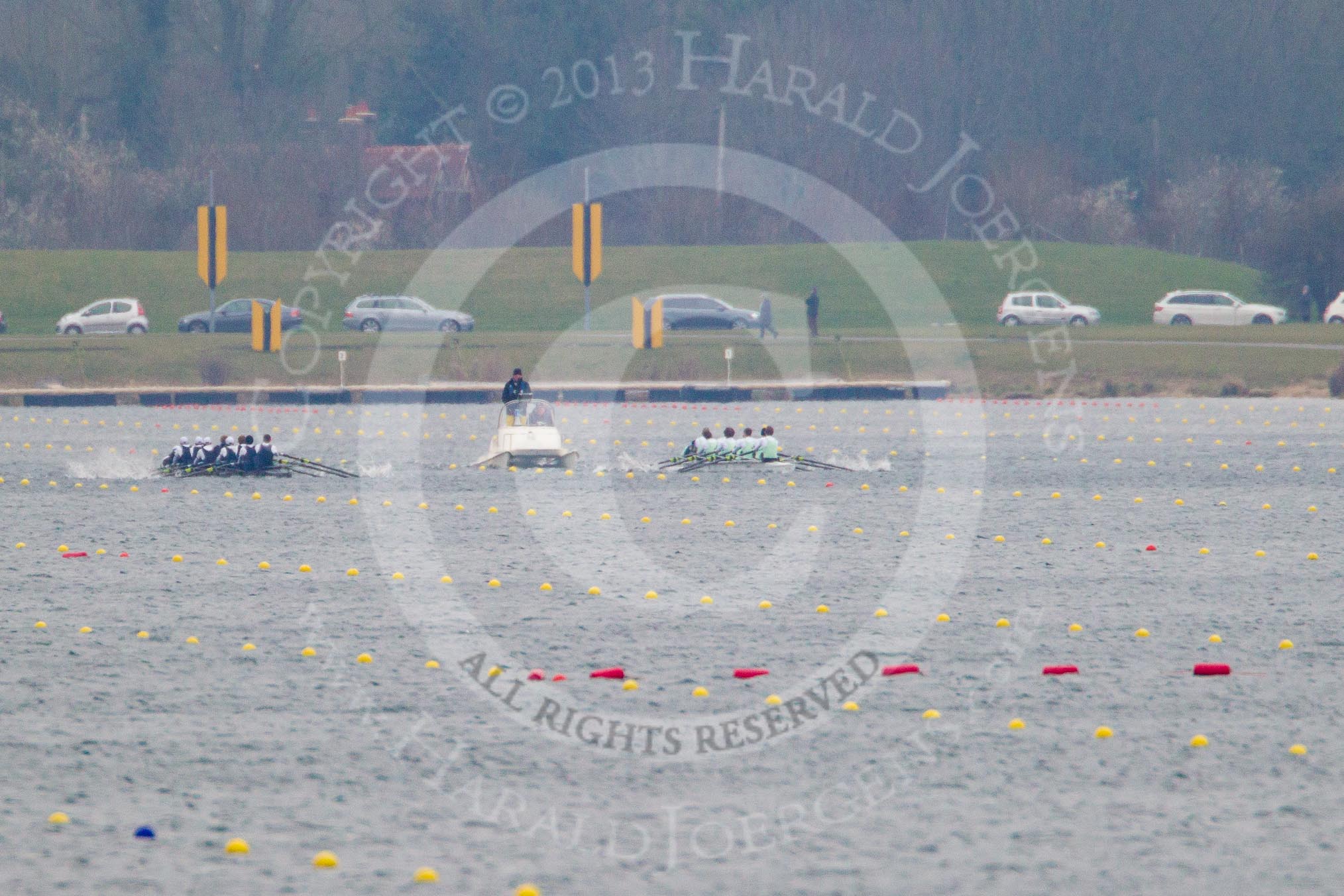 The Women's Boat Race and Henley Boat Races 2013.
Dorney Lake,
Dorney, Windsor,
Buckinghamshire,
United Kingdom,
on 24 March 2013 at 15:35, image #495