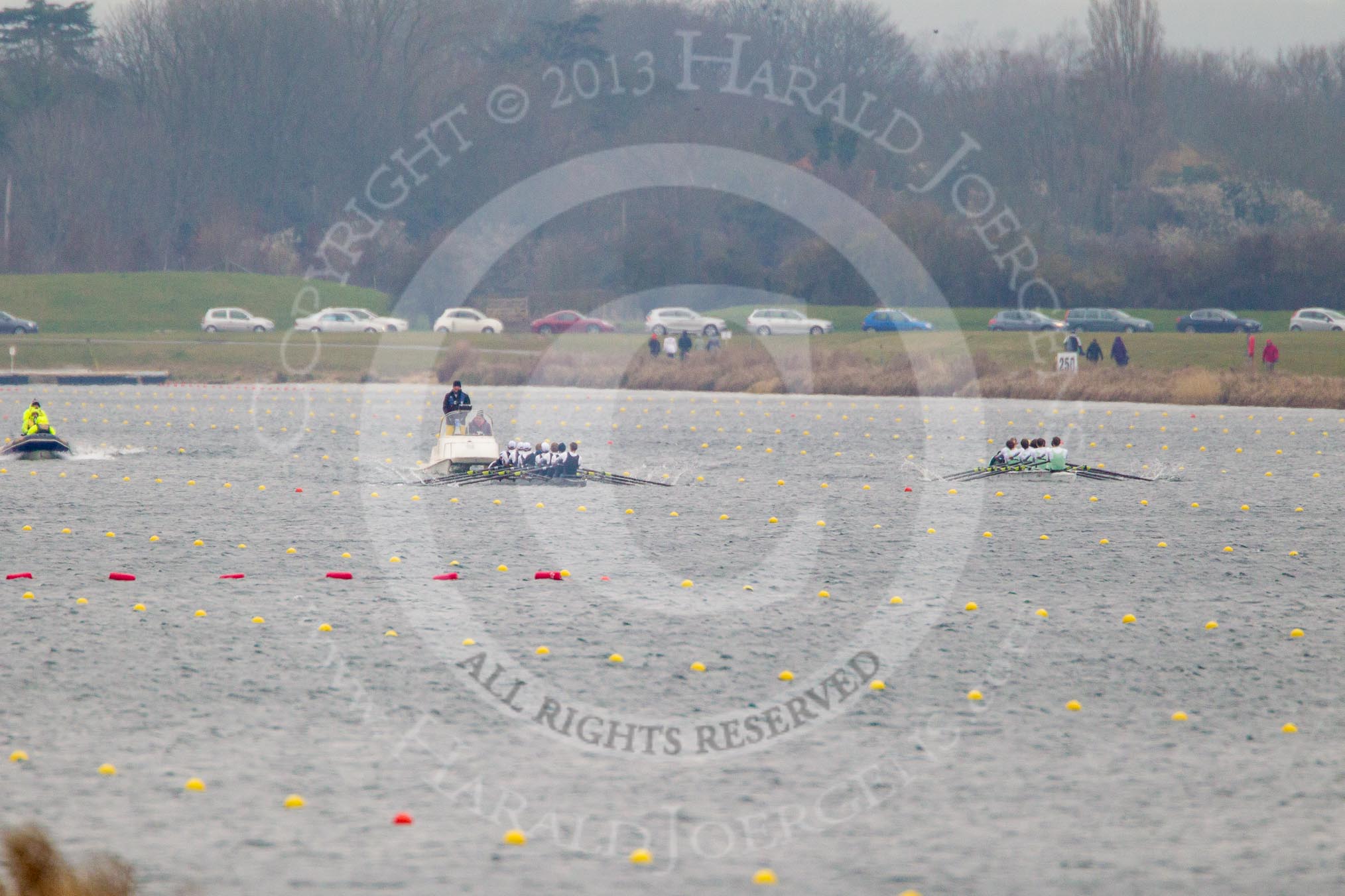The Women's Boat Race and Henley Boat Races 2013.
Dorney Lake,
Dorney, Windsor,
Buckinghamshire,
United Kingdom,
on 24 March 2013 at 15:36, image #496