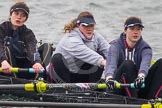 Intercollegiate Women's Race 2013: Downing College, Cambridge, with Bridey Addison-Child in the 4 seat, 5 Josie Hughes and 6 Abi Dunn.