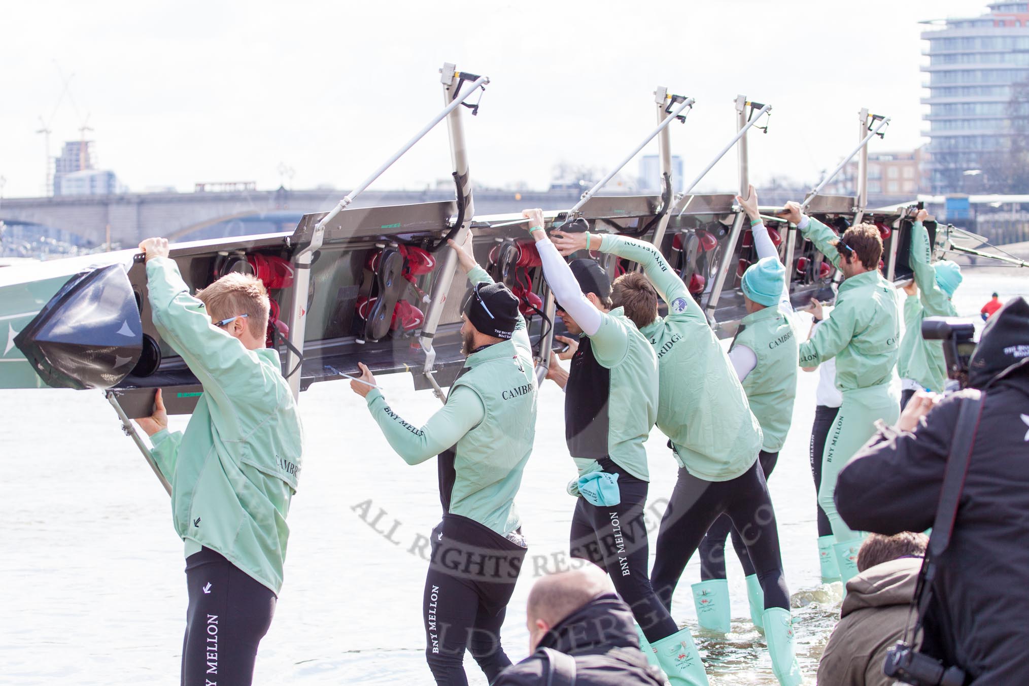 The Boat Race season 2013 -  Tideway Week (Friday) and press conferences.
River Thames,
London SW15,

United Kingdom,
on 29 March 2013 at 10:14, image #5