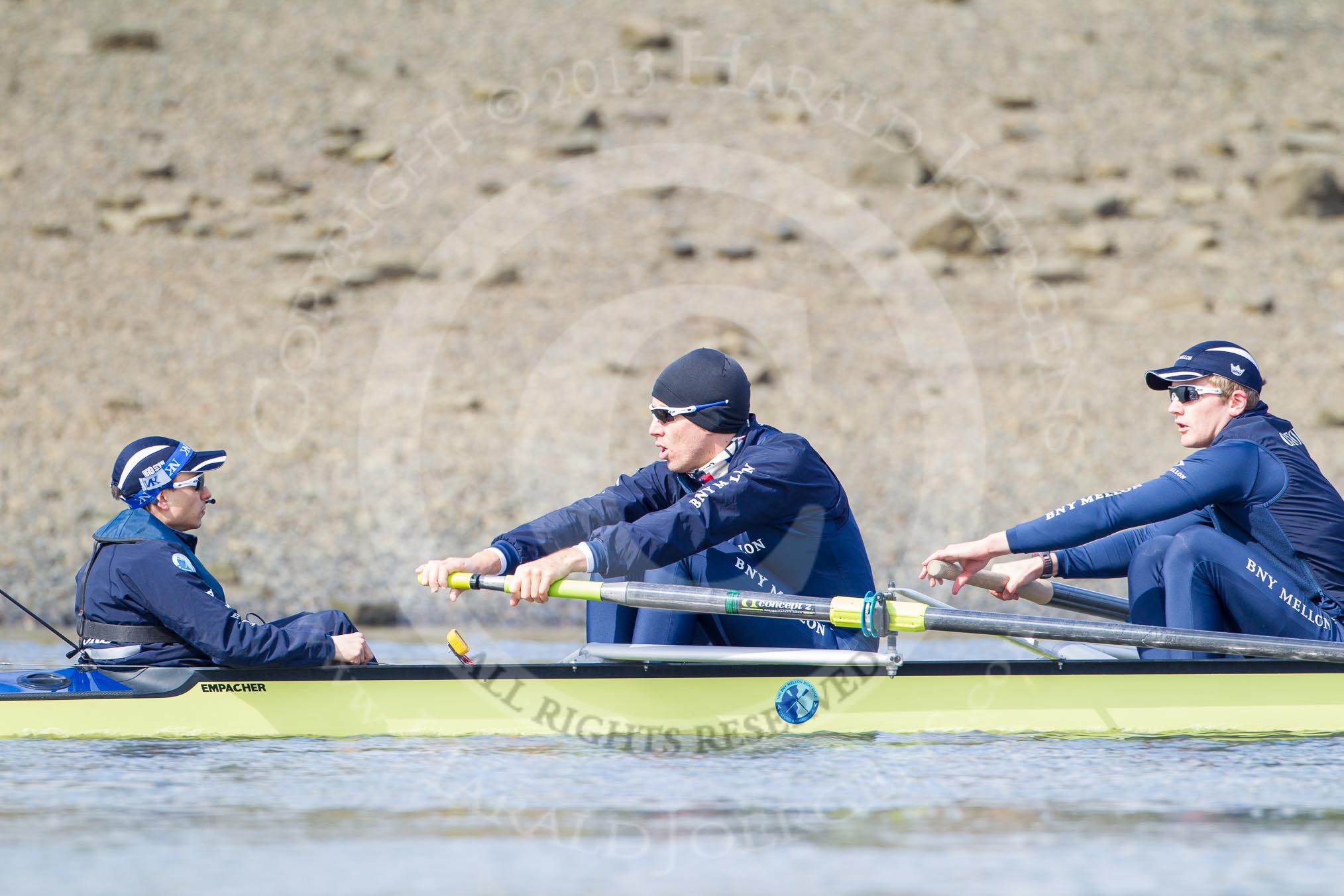 The Boat Race season 2013 -  Tideway Week (Friday) and press conferences.
River Thames,
London SW15,

United Kingdom,
on 29 March 2013 at 10:58, image #58