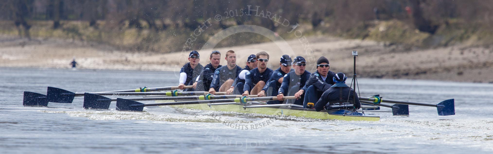 The Boat Race season 2013 -  Tideway Week (Friday) and press conferences.
River Thames,
London SW15,

United Kingdom,
on 29 March 2013 at 11:21, image #98