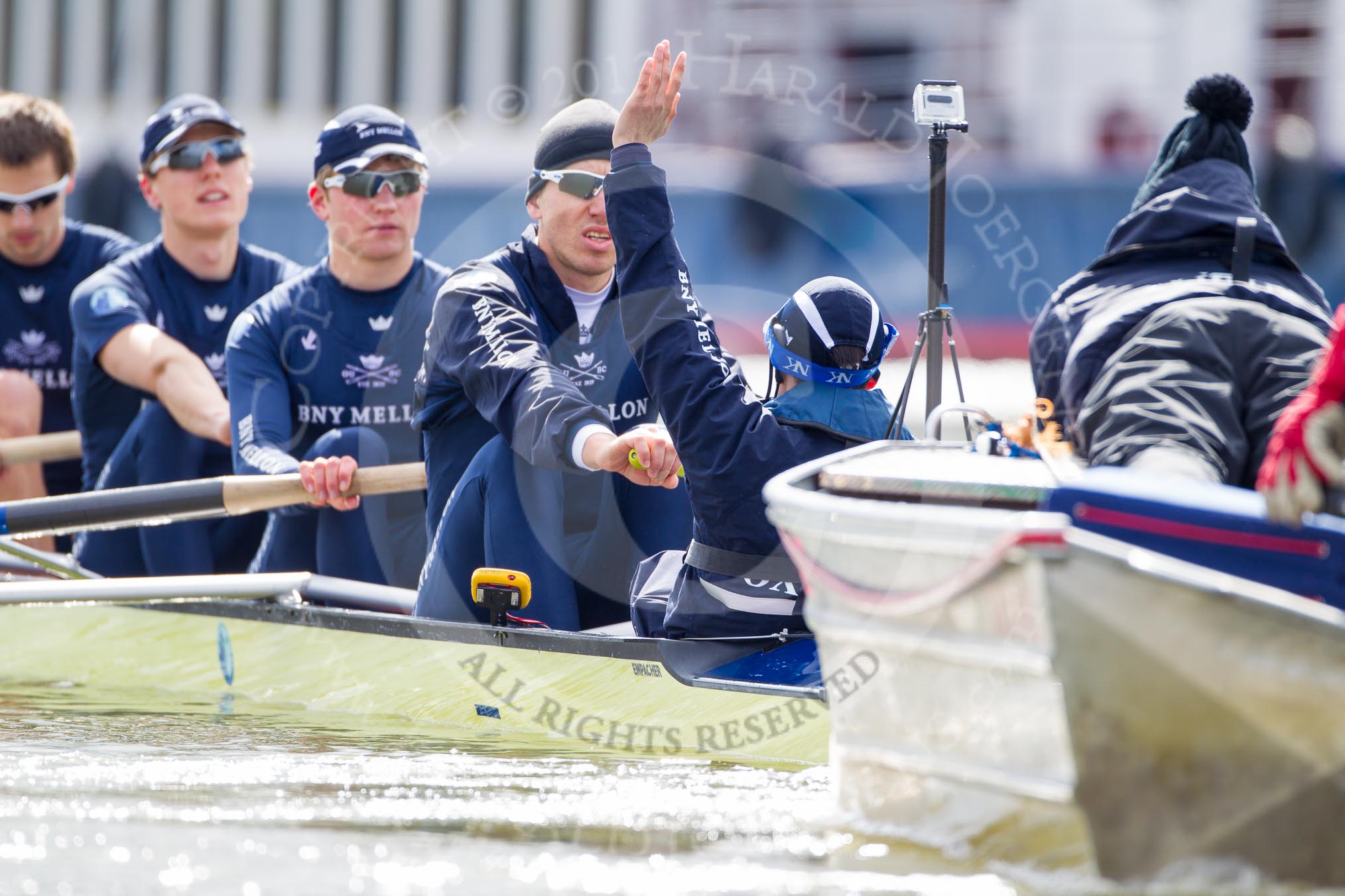 The Boat Race season 2013 -  Tideway Week (Friday) and press conferences.
River Thames,
London SW15,

United Kingdom,
on 29 March 2013 at 11:24, image #105