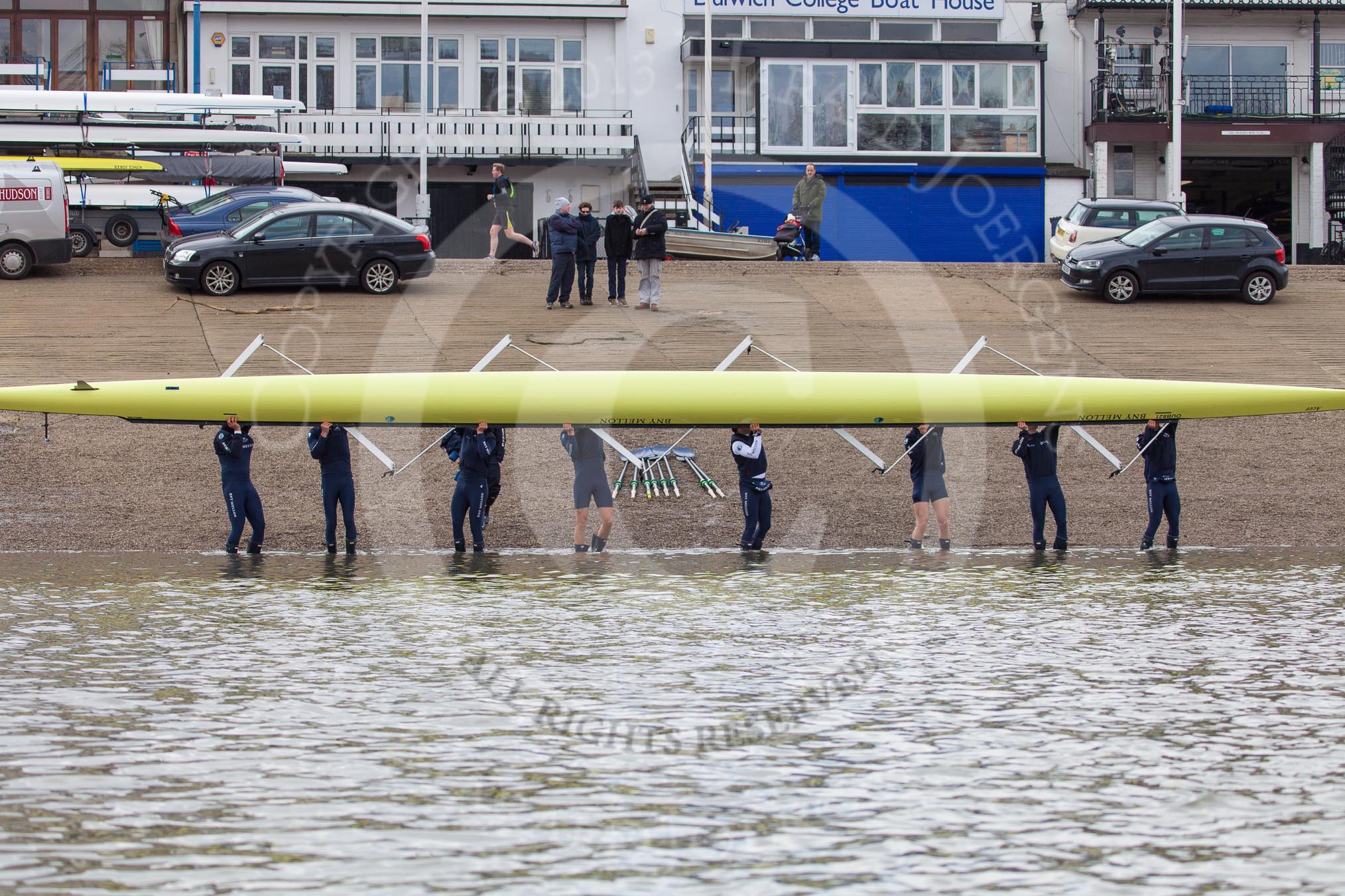 The Boat Race season 2013 -  Tideway Week (Friday) and press conferences.
River Thames,
London SW15,

United Kingdom,
on 29 March 2013 at 11:36, image #124