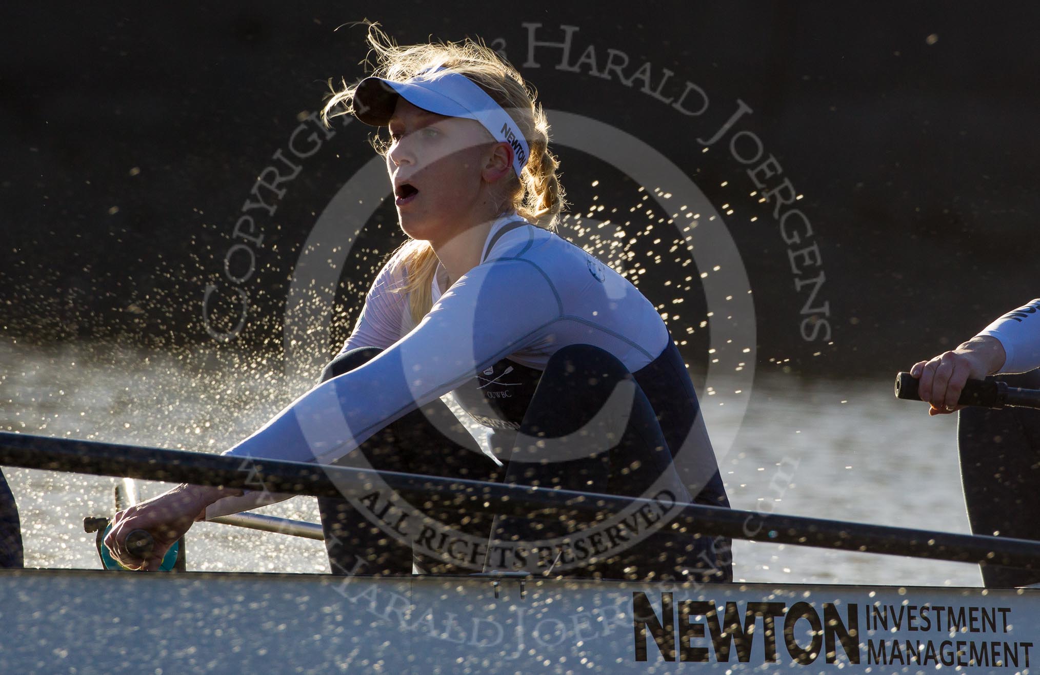 The Boat Race season 2014 - Women's Trial VIIIs (OUWBC, Oxford): Cleopatra:  6 Elo Luik..
River Thames between Putney Bridge and Mortlake,
London SW15,

United Kingdom,
on 19 December 2013 at 13:01, image #213