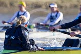 The Boat Race season 2014 - Women's Trial VIIIs (OUWBC, Oxford): Boudicca: Cox Erin Wysocki-Jones..
River Thames between Putney Bridge and Mortlake,
London SW15,

United Kingdom,
on 19 December 2013 at 12:57, image #174