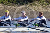 The Boat Race season 2014 - Women's Trial VIIIs (OUWBC, Oxford): Cleopatra: 5 Harriet Keane, 4 Hannah Ledbury, 3 Isabelle Evans..
River Thames between Putney Bridge and Mortlake,
London SW15,

United Kingdom,
on 19 December 2013 at 12:57, image #177