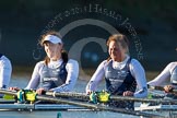 The Boat Race season 2014 - Women's Trial VIIIs (OUWBC, Oxford): Cleopatra: 4 Hannah Ledbury, 3 Isabelle Evans..
River Thames between Putney Bridge and Mortlake,
London SW15,

United Kingdom,
on 19 December 2013 at 13:03, image #229